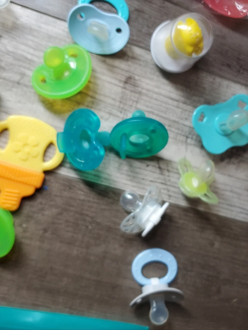 Baby Binkies Pacifiers Teethers Toothbrush Infant Feeding Utensil Bundle